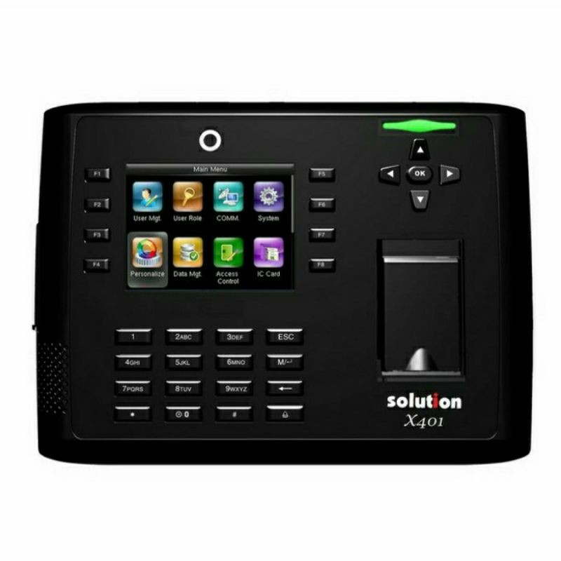 Jual Mesin Absensi Fingerprint Solution X401 Include Battery Indonesia