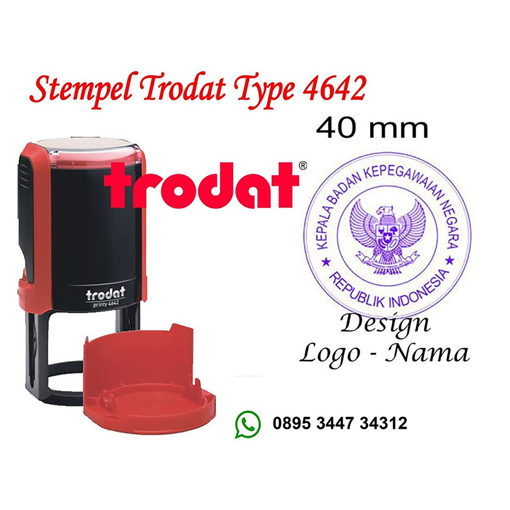 

Stempel TRODAT 4642 (Stempel Warna Otomatis, Original Trodat)
