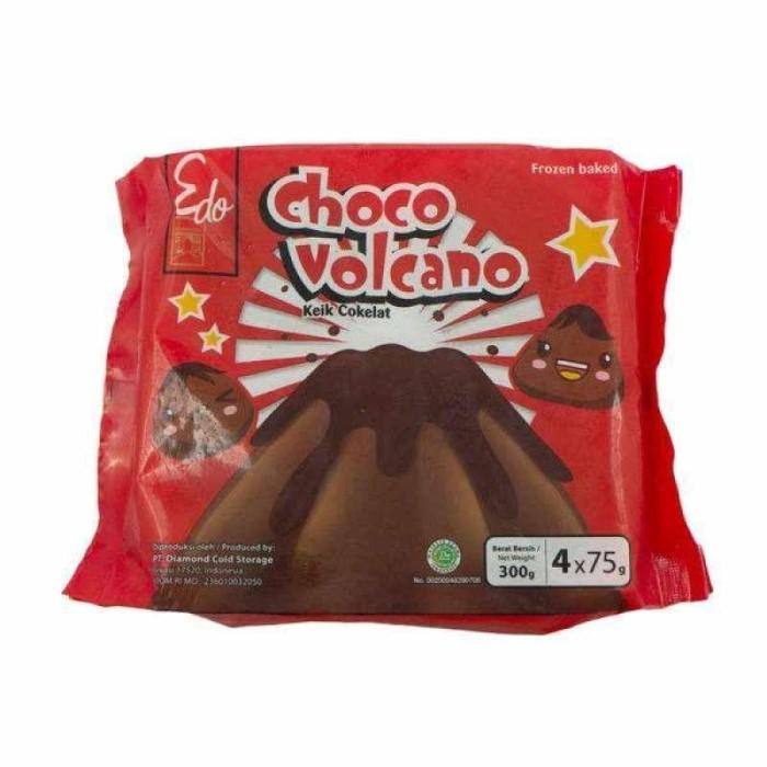 

Bahan Kue Edo Choco Volcano Makanan Beku [300Gr]