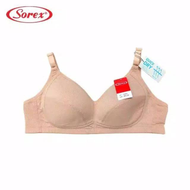 SOREX Bra Basic Pori Pori Quick Dry 02003 Busa Tipis Tanpa Kawat Original