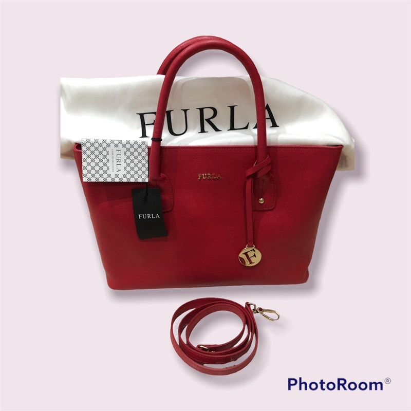 Tote Bag Furla Red
