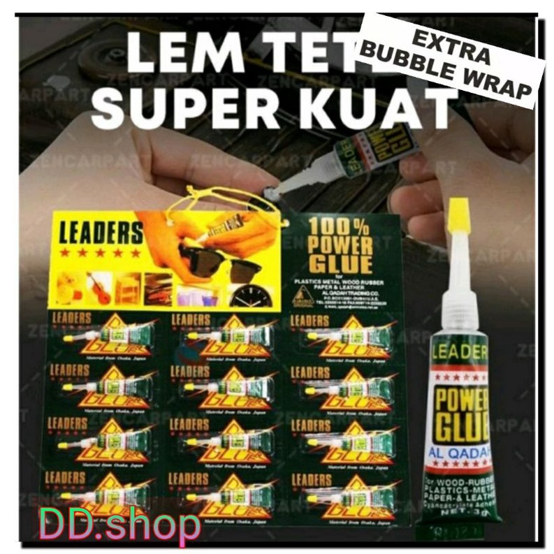 

Lem Tetes Super Kuat Power Instant Glue Serbaguna Super Rekat