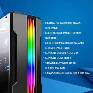 Download Casing PC Gaming Simbadda BattleGround 01 Triple Slide RGB ...