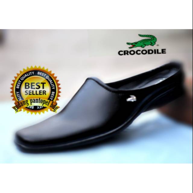 sendal Pria Crocodile Bustong  Slop Formal Satai