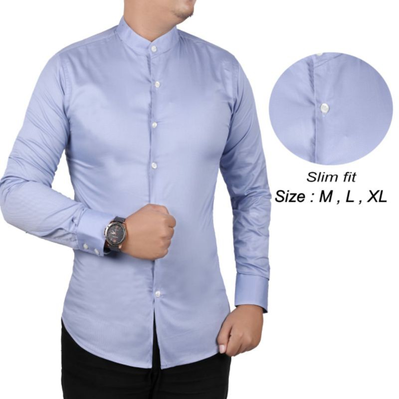 BAJU KOKO MUSLIM PRIA KEMEJA KOKO LENGAN PANJANG | SLIM FIT COLIN DION CDL04