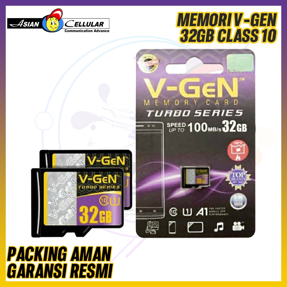 MEMORY VGEN 32GB CLASS 10 TURBO SERIES ORIGINAL