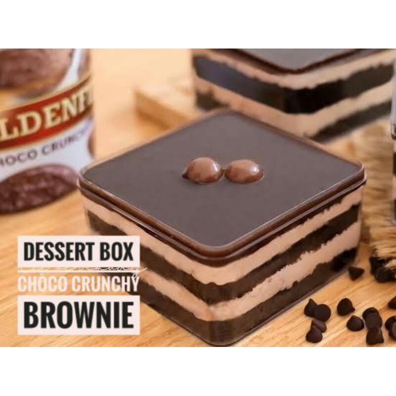 

dessert box choco crunchy brownie