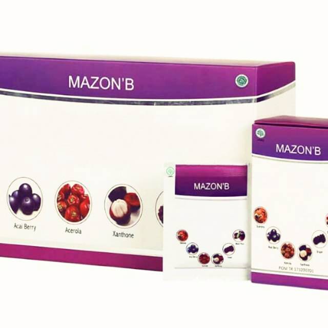 MAZON'B MENGOBATI KANKER DAN MENCEGAH VIRUS BERBAHAYA ISI 30 SACHET