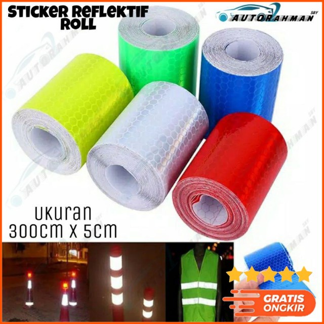 Jual Sticker Reflektif Roll Cm X Cm Shopee Indonesia