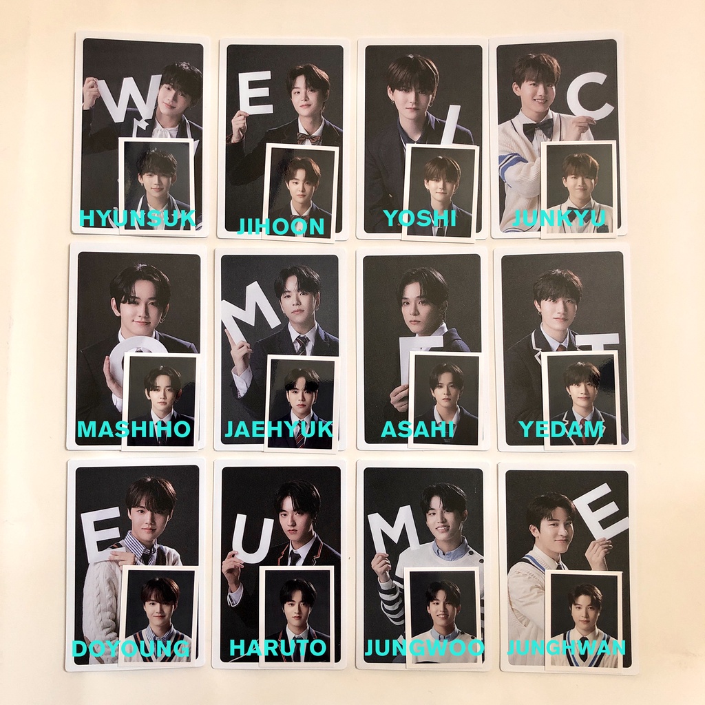 TREASURE - TEU-DAY 1st Private Stage Photocard / PC + ID Photo SET