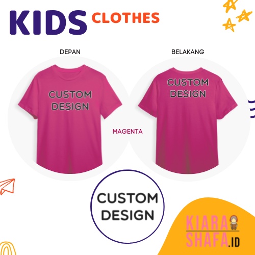 [CUSTOM DESIGN] Kaos Anak