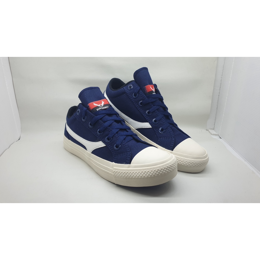 HAGAMO INDONESIA - HAGAMO VENUS LOW NAVY BLUE - Sepatu Sneakers Casual Original Brand Lokal - Sepatu
