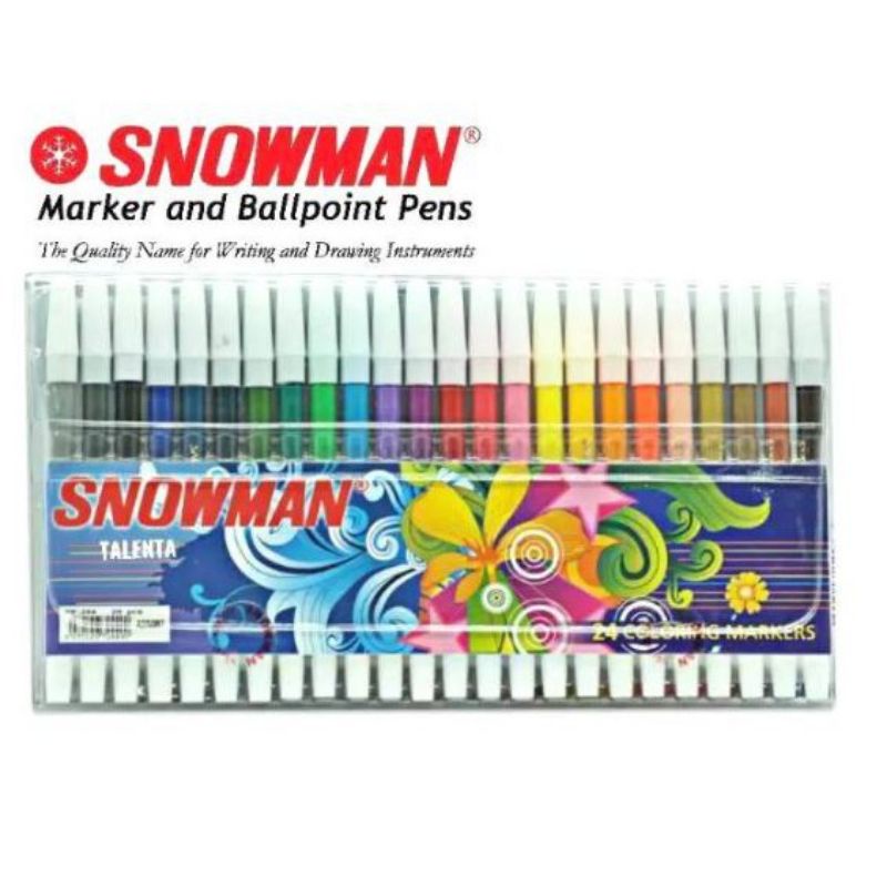 

Spidol warna Snowman 24 warna