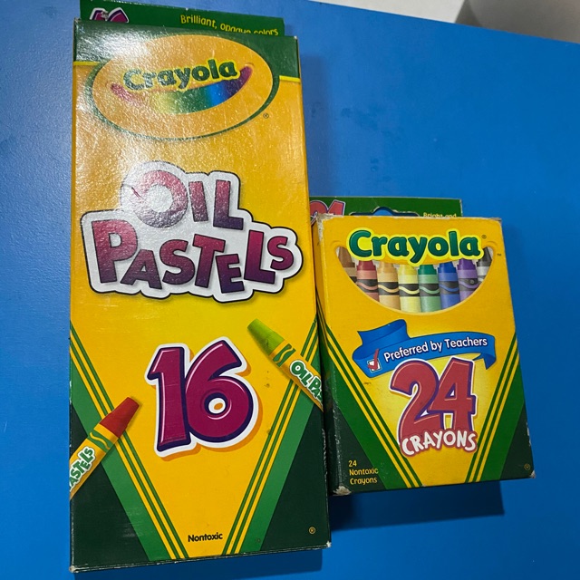 

Paket hemat oil pastel 16 & 24 crayons