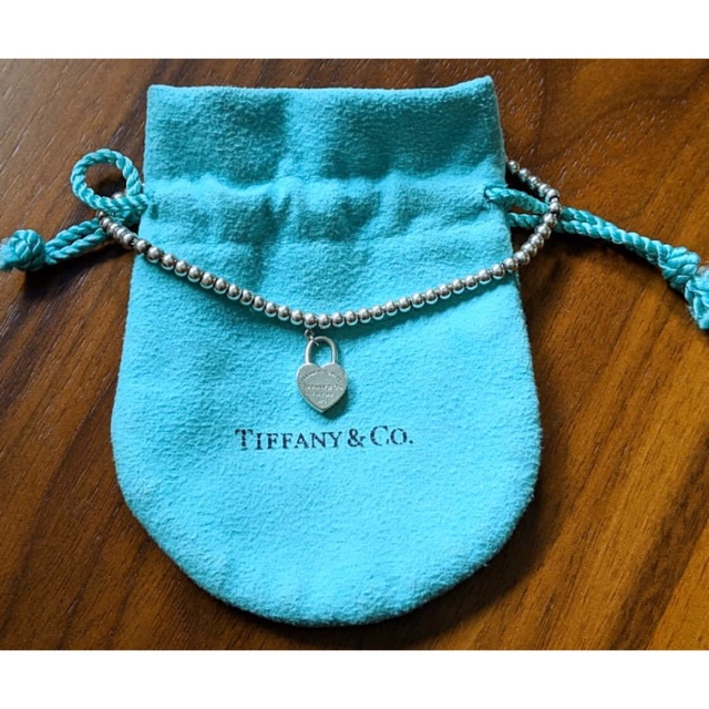Authentic. Tiffany and co bracelet size 17