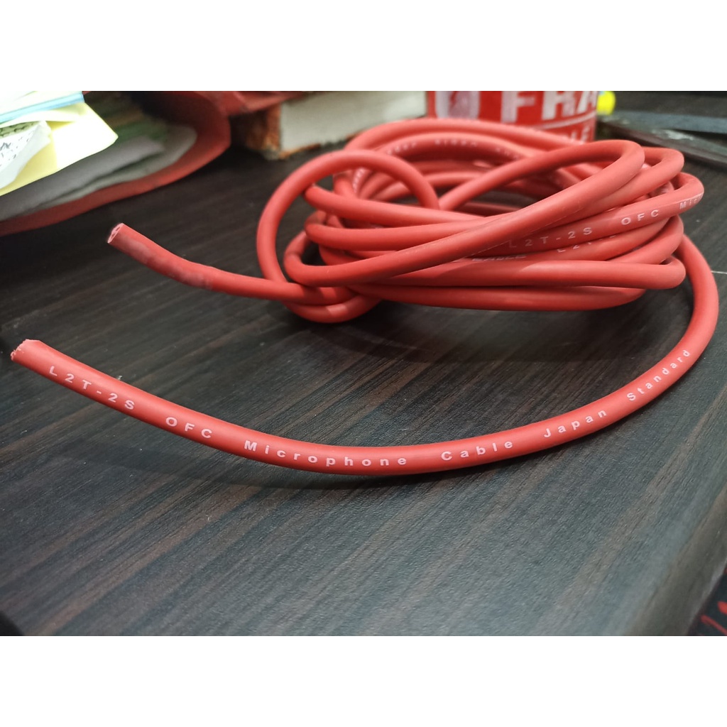 KABEL MIC CANARE L2T-2S HITAM MERAH BIRU METERAN