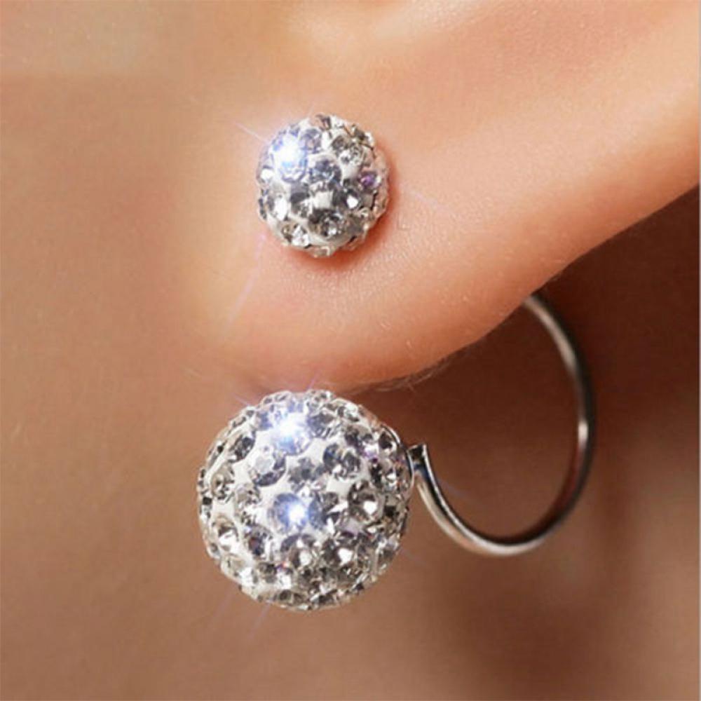 Preva Anting Hadiah Wanita Kristal Double Beads