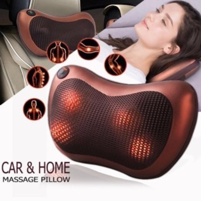 Bantal Pijat Leher dan Punggung untuk di Mobil dan di rumah Car home massage pillow