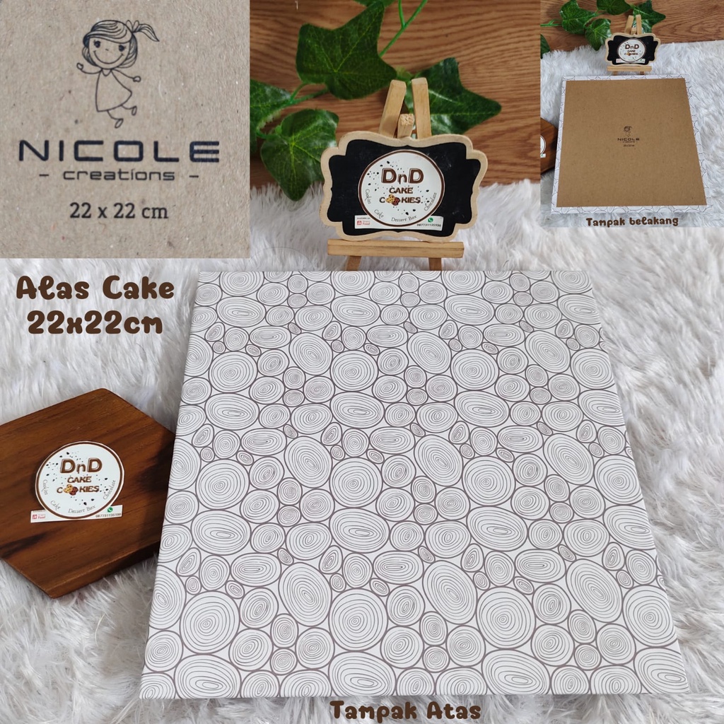 

Alas Cake by Nicole 22x22cm