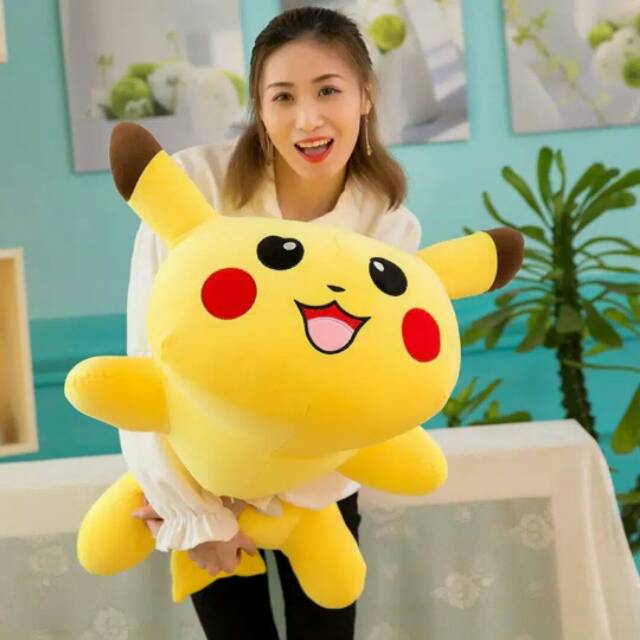 Boneka pokemon pikachu JUMBO Import