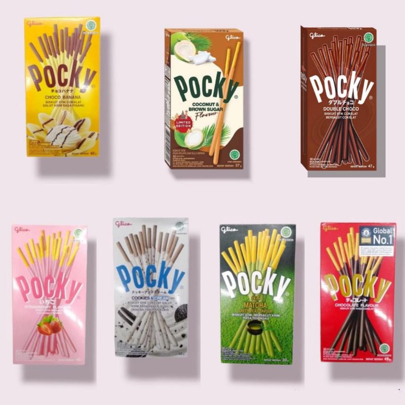 

Makanan ringan Pocky Glico 47gr all variant