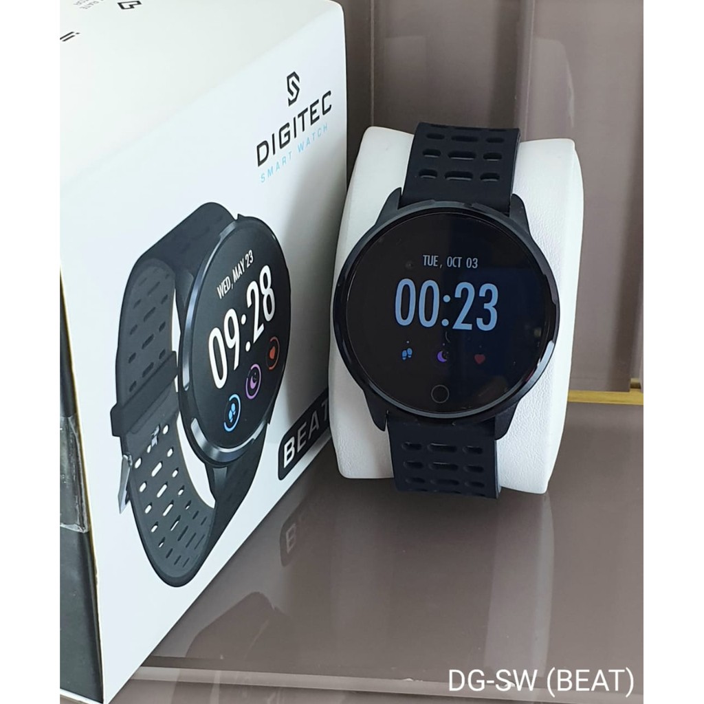 Jam Tangan Digitec Smartwatch Beat Black Original