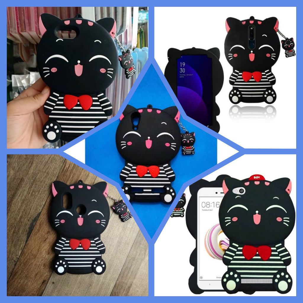 SOFT CASE KARAKTER KUCING HELLO KITTY 4D REALME 5 / C3