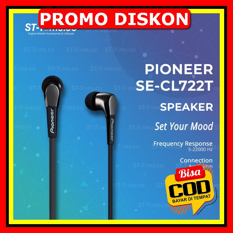 (Blesiya1) Headset Gaming On-Ear Kabel Jack 3.5Mm Dengan Mic Untu EB430 Pioneer Se-Cl722T In-Ear S