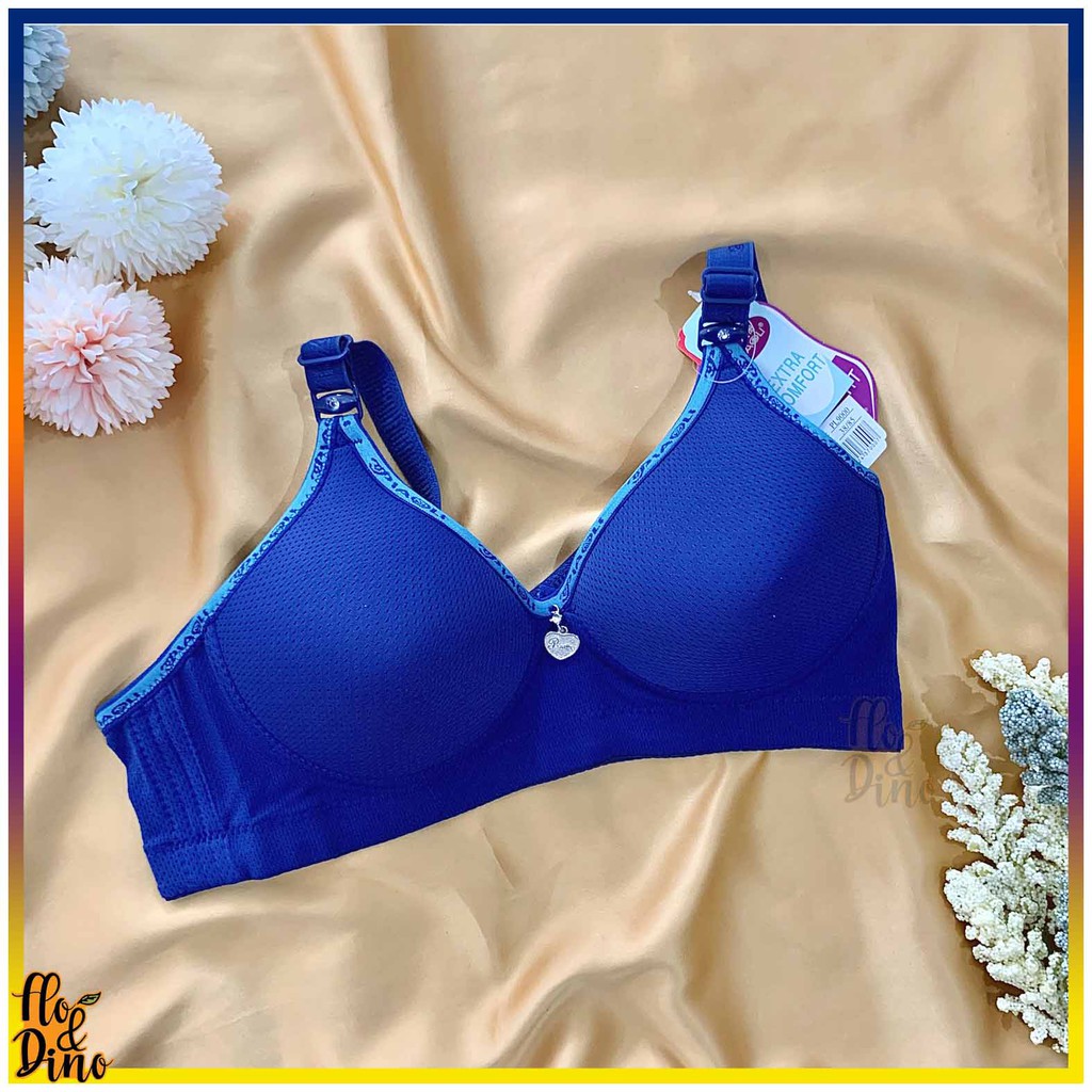 Bra Wanita Tanpa Kawat BH Piaoli polos pori