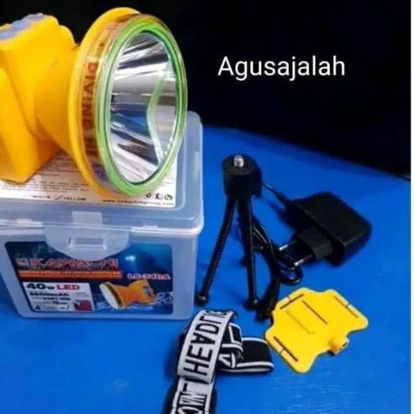 Diskon Terbaru ✅cod Senter kepala selam kawachi 40watt-LS-740A cahaya putih-kuning senter selam kawa