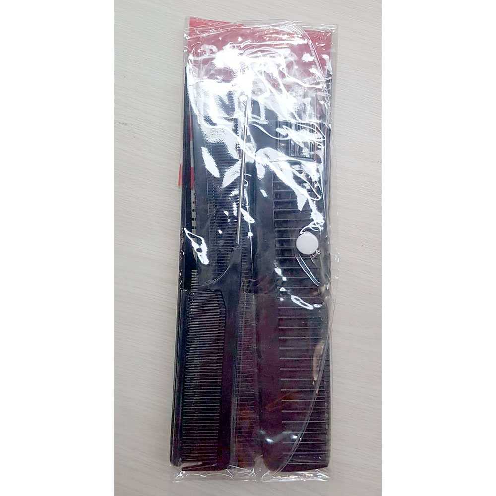 Sisir Salon Anti Tempel Untuk Semua Jenis tambut / Set Lengkap Sisir Rambut Salon Hair Comb 10 Set / sisir rambut 1 Set Pria Wanita Anak Bayi Salon Barbershop Anti Rontok / Sisir Rambut Anti Kusut Portable / Sisir Lipat Keren Sisir Pelurus Rambut Stainles