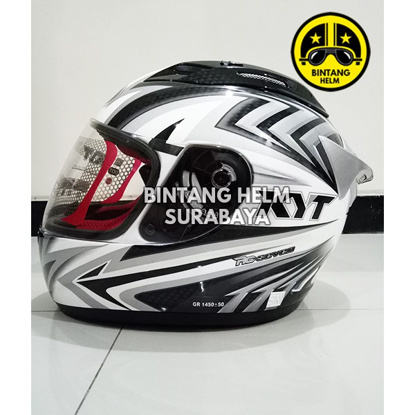 KYT RC7 RC 7 Seven White Black Gunmetal