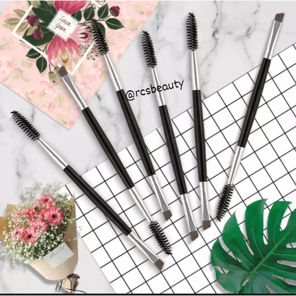 [COD✅] BACA DESKRIPSI - kuas alis mascara 2in1 mini dual brush