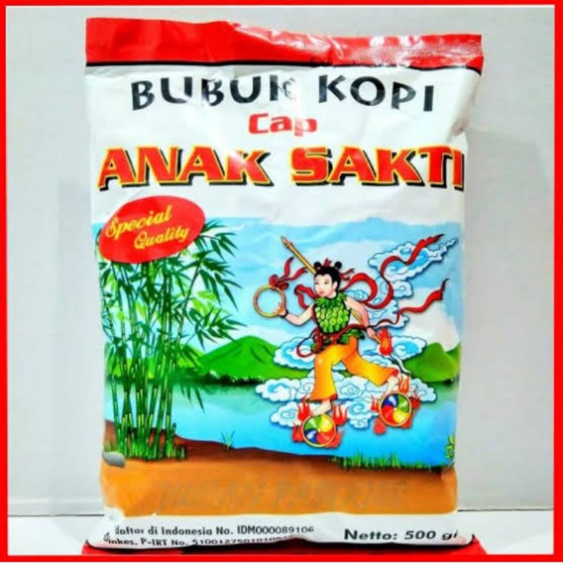 

Bubuk kopi cap anak sakti kasar/halus 500gram