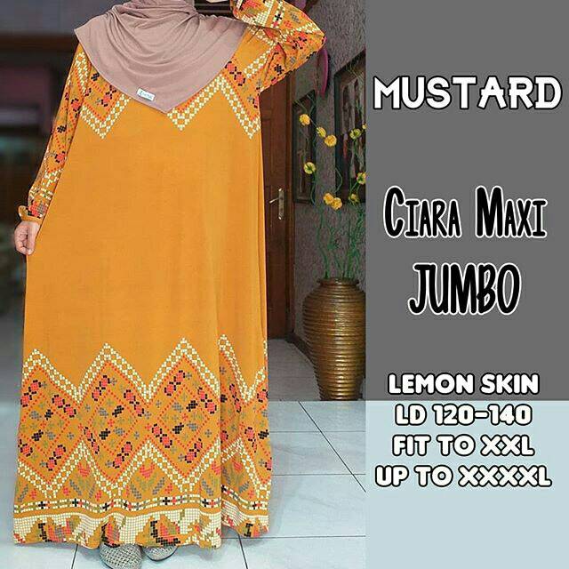 Ciara Dress Jumbo Jersey Lemon Muslim