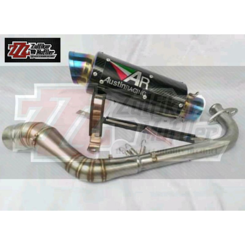 KNALPOT RACING AUSTIN RACING VIXION, XABRE, R15, CB150, CBR150, SONIC, VERZA, FU, GSX