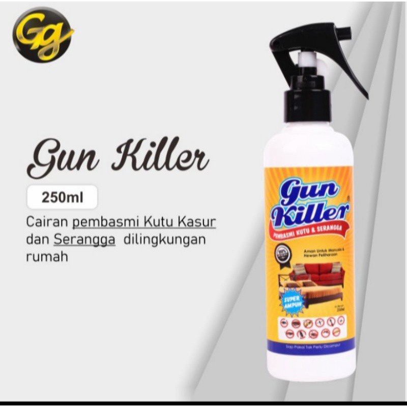 Semprot 250ML Gun Killer Spray obat pembasmi kutu kasur , kutu busuk 250ml 250 ml GUNKILLER 100% Original