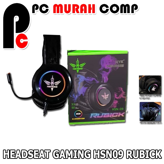 Headset NYK HSN-09 Rubick Gaming Wired Original