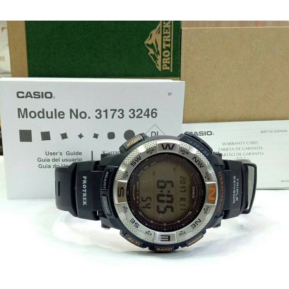 Casio Protrek PRG-260-1DR Original Jam Tangan Pria Casio Protrek Asli