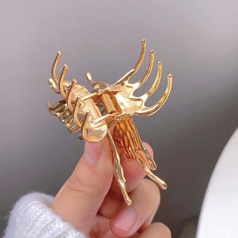 Jepit Rambut Bentuk Kupu-Kupu Bahan Metal Gaya Korea Untuk Wanita Butterfly