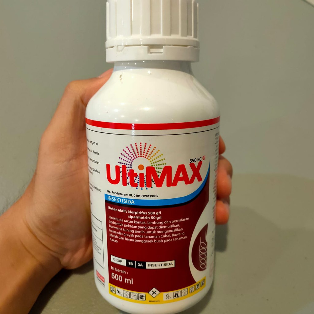 ULTIMAX 550 EC 500ml Insektisida Klorpirifos 500 g/l + Sipermetrin 50 g/l