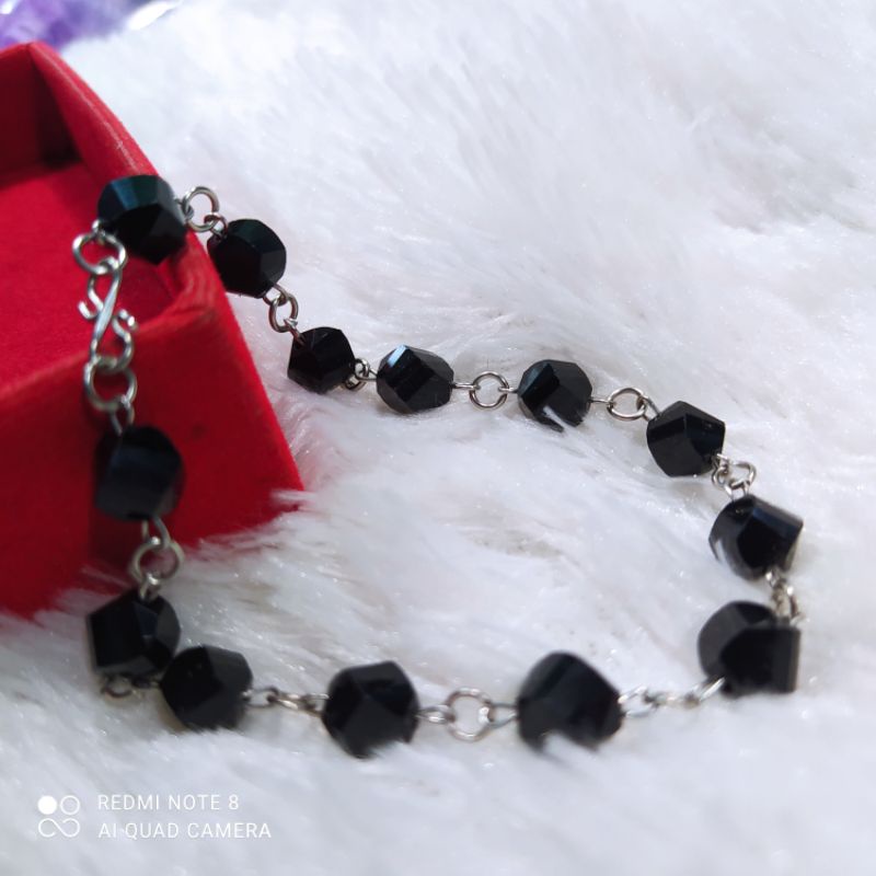 Gelang kristal spiral anti karat