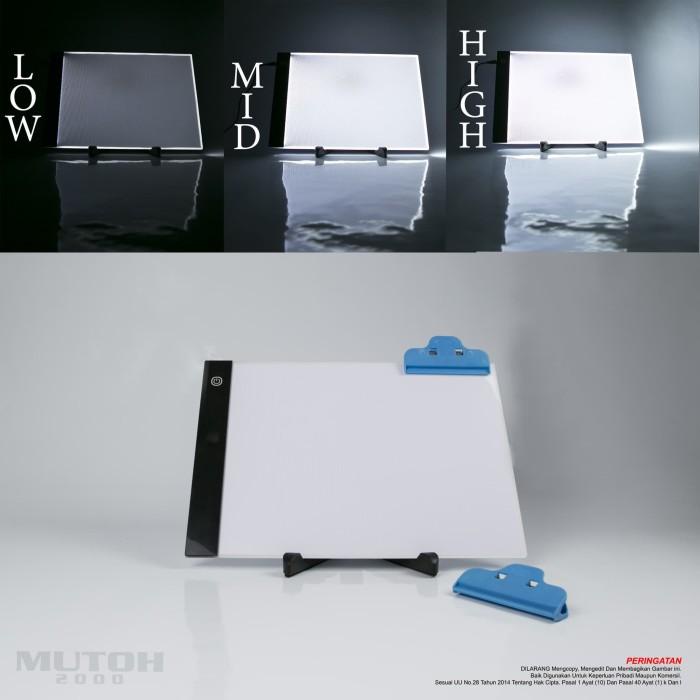 

LED Drawing Tracing Board A4 (Dimmer sistem) Meja Gambar Jiplak A4 Berkualitas