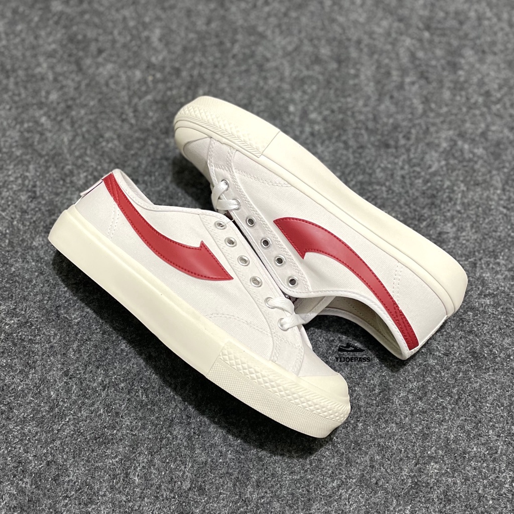 [ORIGINAL] SEPATU COMPASS GAZELLE LOW WHITE RED