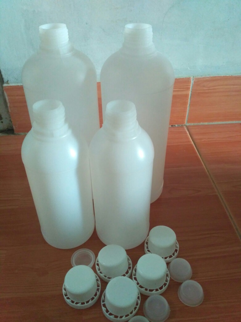 1lt Botol Agro/1lt Botol Labor 1.000ml Hdpe Natural