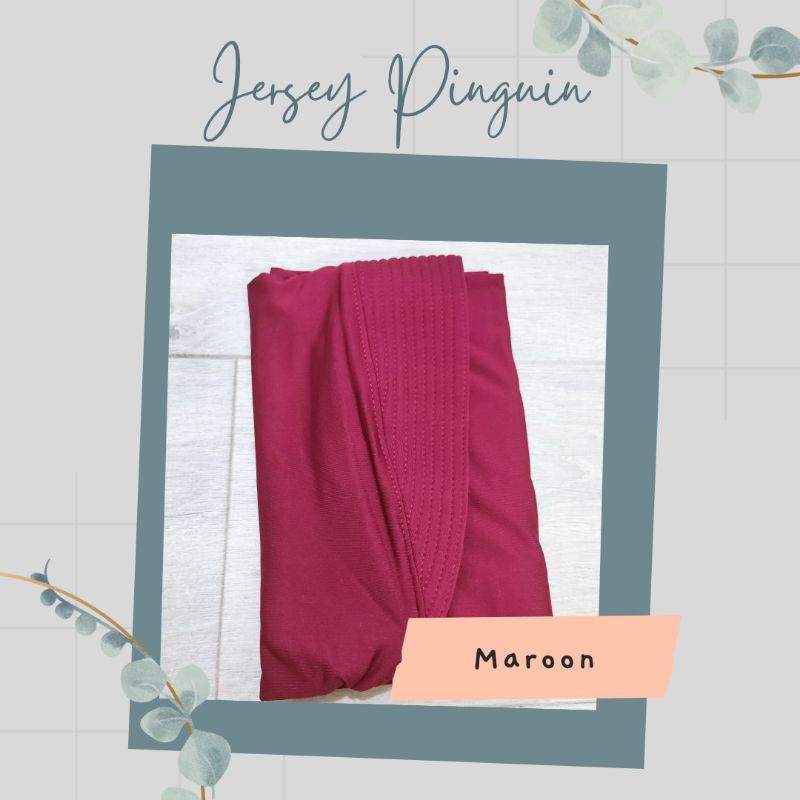 Khimar Jersey Premium | Khimar Penguin | Zifana Instant | Khimar Penguin Instan | Hijab Bergo | Kerudung Sekolah | Hijab Instant Menutup Dada | Kerudung Jilbab Ped Antem |JILBAB INSTAN KHIMAR OLAHRAGA DAILY JERSEY PREMIUM Murah Originaláze WD-Maroon