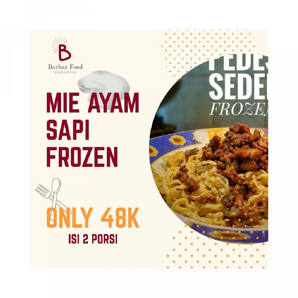 

MIE AYAM SAPI FROZEN