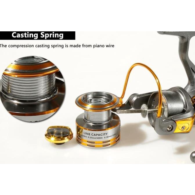 REEL PANCING METAL DEBAO DB3000A 10 BALL BEARING