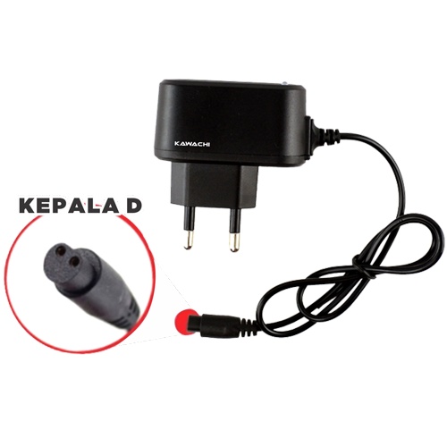 Kawachi Adaptor Charger SB-53 Original Kepala D untuk Cas Senter Kepala