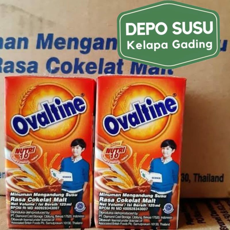 Ovaltine Milk 125ml Chocolate Malt | Susu Coklat Ovomaltine Swiss 125 ml